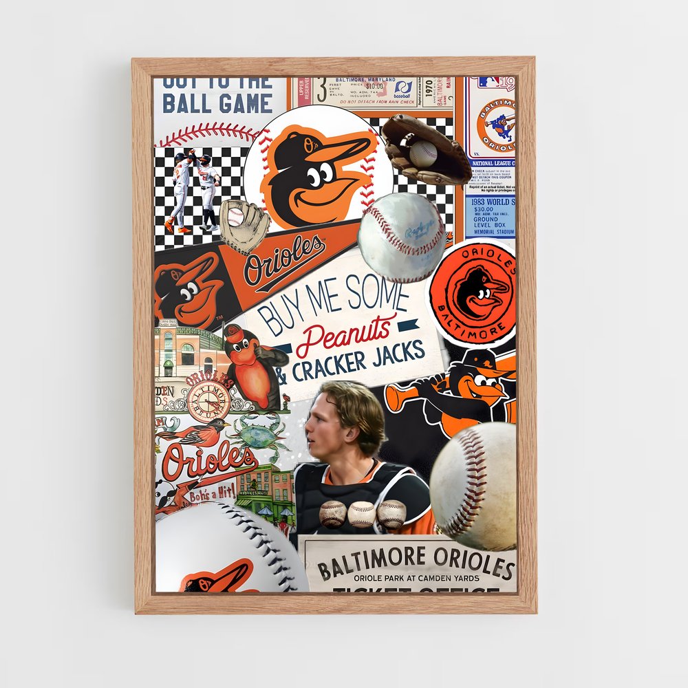 Poster Orioles en Fête – affiche Baseball (vue 4)